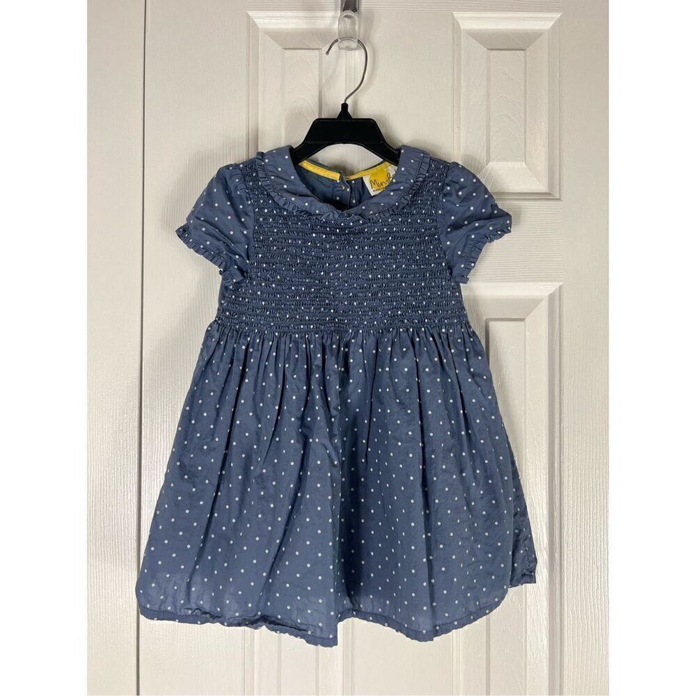 Mini Boden Girls Dot Dress Size 2-3